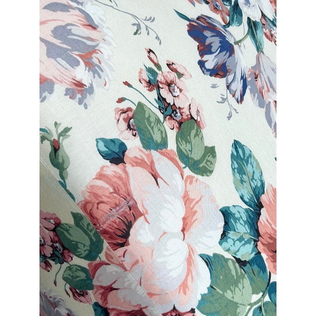 Postmodern Vintage Regency Printed Floral Sofa For Sale - Image 3 of 12