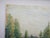 Mid 20th century oil on canvas board impressionist landscape painting with river and trees. Signed IMB lower right corner...