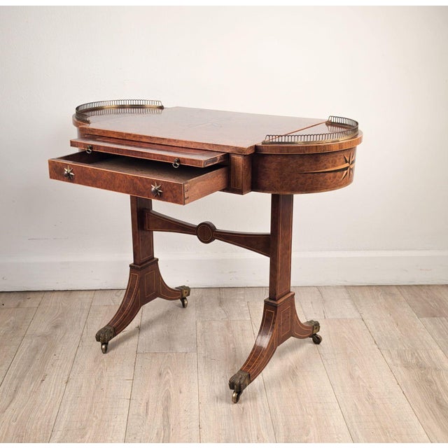 Early 19th Century English Regency Game/Writing Table For Sale In San Francisco - Image 6 of 16