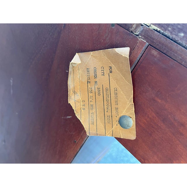 Early 20th Century Romweber Vanity Dresser For Sale - Image 9 of 9