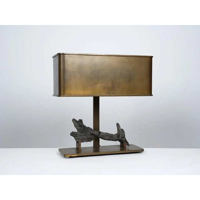 French Brass Table Lamp, 1970s, in Very Good conditions. Designed 1970 to 1979 European Plug (up to 250V).The wiring of...