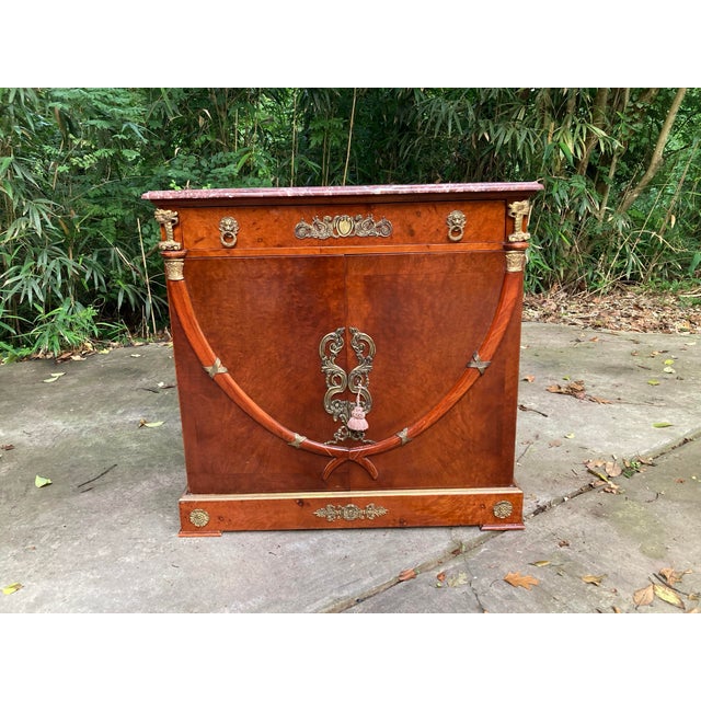 Auburn Chinoiserie Vintage Hall Cabinet For Sale - Image 8 of 12