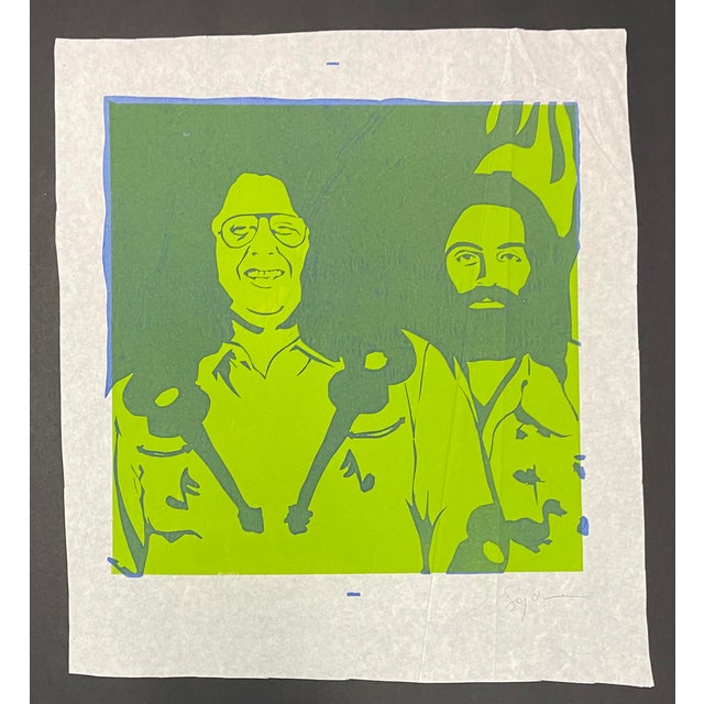 1970s 1970s Richard Snyder Musicians Serigraph For Sale - Image 5 of 5