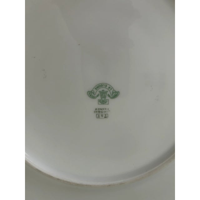 1950s Limoges Porcelain Plate in Gold, 1950s For Sale - Image 5 of 5