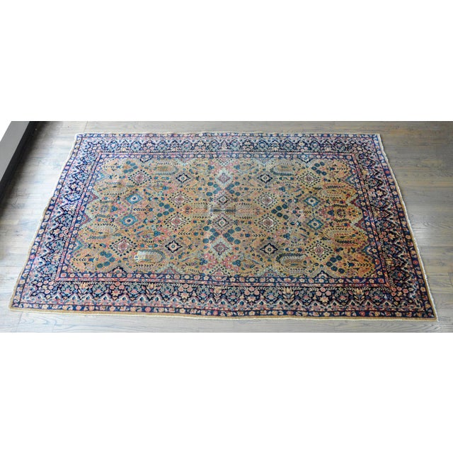 Early 20th Century Vintage Sarouk Rug For Sale - Image 11 of 12