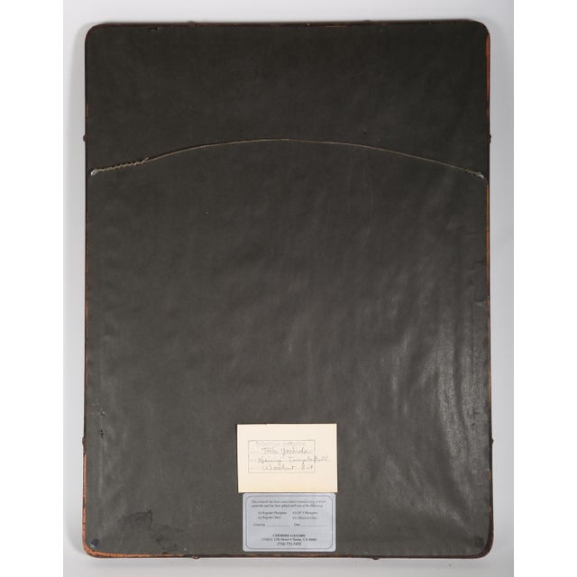 Wood 1951 Toshi Yoshida Heirinji Temple Bell Japanese Woodblock Print For Sale - Image 7 of 8