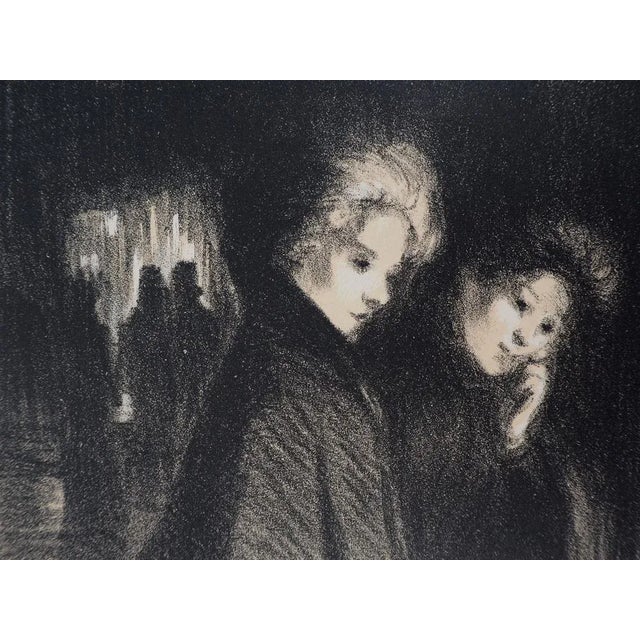 Théophile Alexandre Steinlen, In Front of the Shop (Paris), Original Lithograph, 1897 For Sale - Image 4 of 10