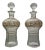1940s French St. Louis Crystal Scent Bottles - a Pair For Sale