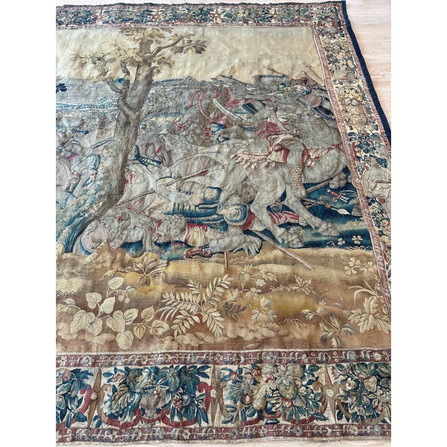 In the late 17th century, Brussels tapestry weavers achieved remarkable heights of artistry and technique, exemplified by...