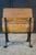 Antique Victorian 1880s "Fashion" Cast Iron & Maple School Desk Sidney Ohio For Sale - Image 11 of 18