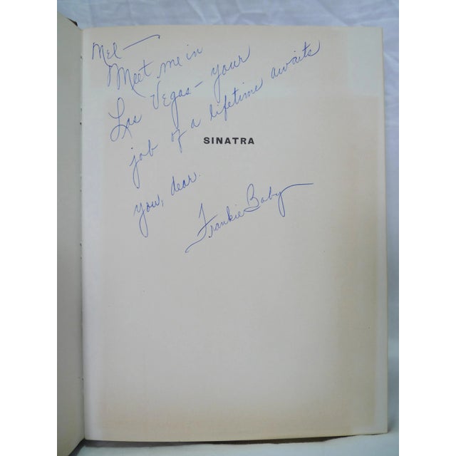 Mid-20th Century Book, Robin Douglas-Home's Sinatra, Inscribed by Frank Sinatra to Mel Tormé. For Sale - Image 4 of 13