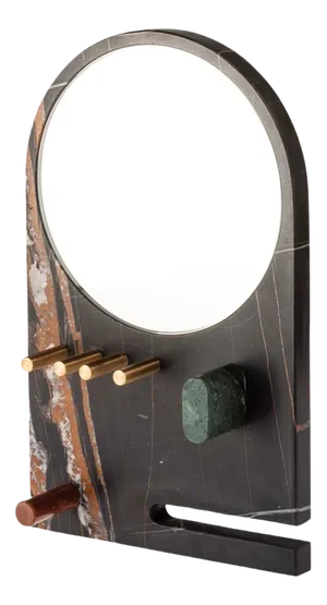 Marble Moody Jewelry Door Mirror by Cecilia Alemagna for Kimano