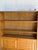 Beautiful vintage Danish secretary cabinet in style of Henning Kjærnulf and crafted in oak. This elegant Scandinavian...
