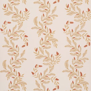 SAMPLE - Schumacher X Laura Gonzalez Vagary Vines Wallpaper In Honeycomb For Sale