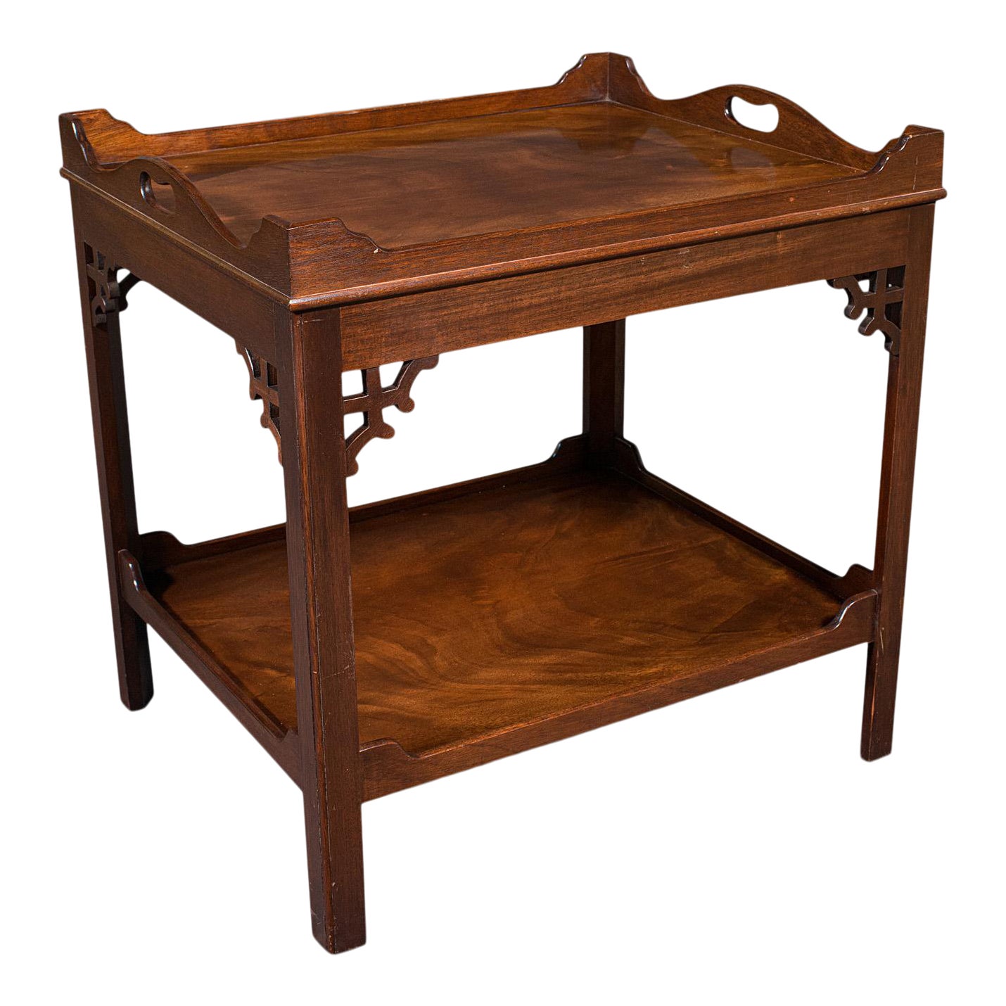 1970s Vintage English Serving Tray Table Chairish