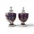 Large Kostka Floral Ceramic Vase Lamps, 1970s, Set of 2 For Sale - Image 12 of 13