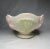 Late 20th Century Vintage Nautical Seashell and Scalloped Edge Ceramic Footed Bowl, Soft Pink, Green, Off-White For Sale - Image 5 of 12