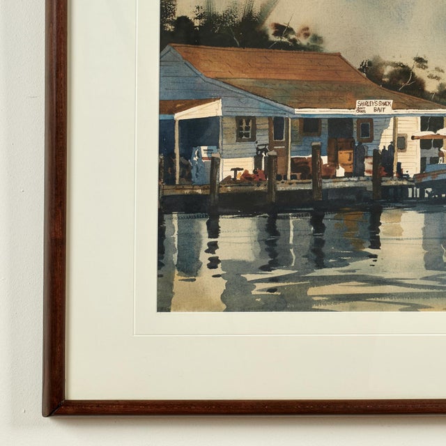 Pair of Nautical Watercolors by Steve Rogers For Sale - Image 16 of 18