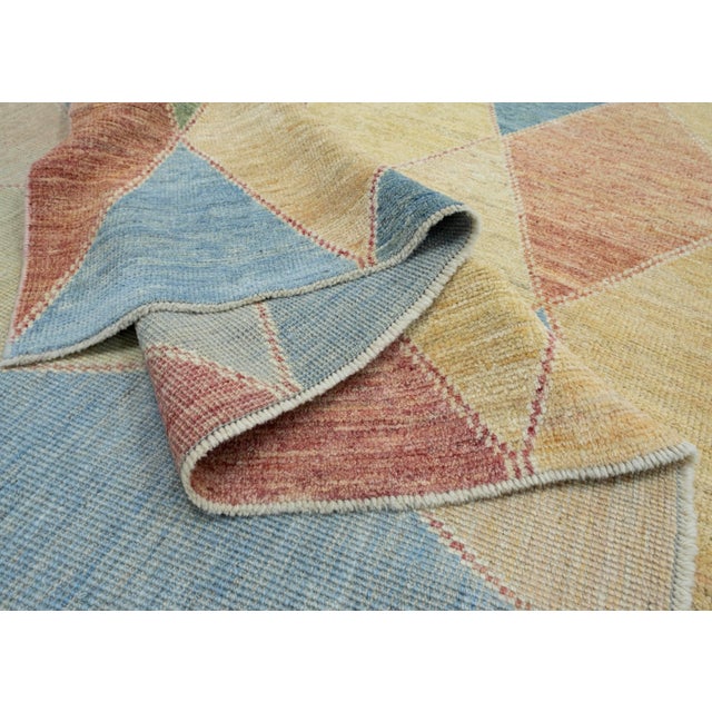 Tan Turkish Oushak Rug 12'4" x 15'5" #18524 For Sale - Image 8 of 8