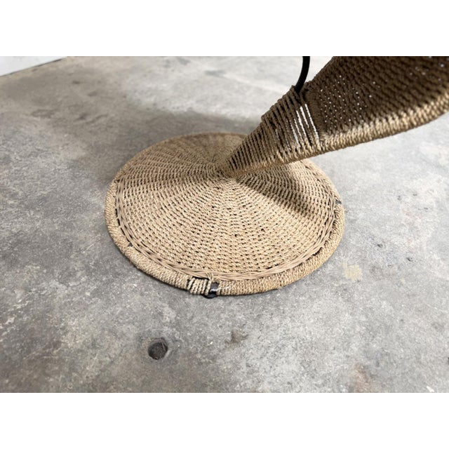 Vintage Rattan Lounge Chair, 1980s For Sale - Image 4 of 8