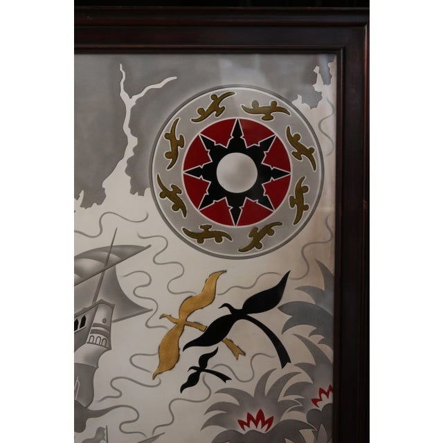 Mirror by Pierre Dumas, 1930s For Sale - Image 3 of 9