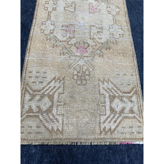 Contemporary Turkish Yastik Rug 1'4" x 2'9" For Sale - Image 3 of 5