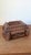 Wood Vintage Tramp Art Wooden Box, Hand Carved Folk Art Jewelry Box, Layered Chip Carved Rustic Storage Box, Primitive Decor For Sale - Image 7 of 9