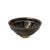 Chinese Chinese Ware Brown Black Glaze Characters Ceramic Bowl Cup Display For Sale - Image 3 of 6