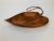 Mid-Century Walnut Bowl in Shape of a Leaf, Austrian, 1950s For Sale - Image 4 of 8