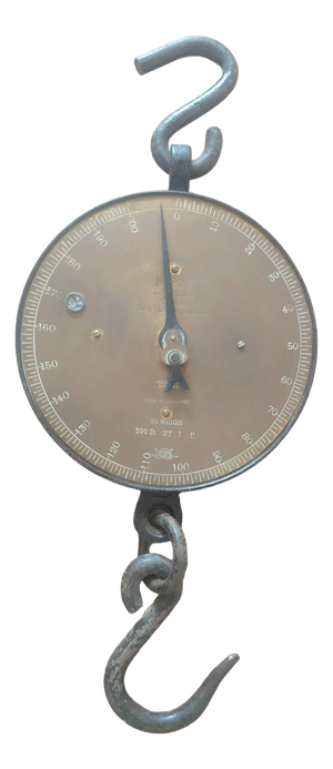 Vintage Industrial No.20t Trade Spring Balance Scale from Salter, 1890s