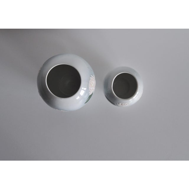 Water Lily Series Vases from Bing & Grøndahl, 1930s, Set of 2 For Sale - Image 9 of 12