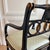 Black 1980s Pair Regency Style Hickory Chair Co. Black & Gold Armchairs For Sale - Image 8 of 12