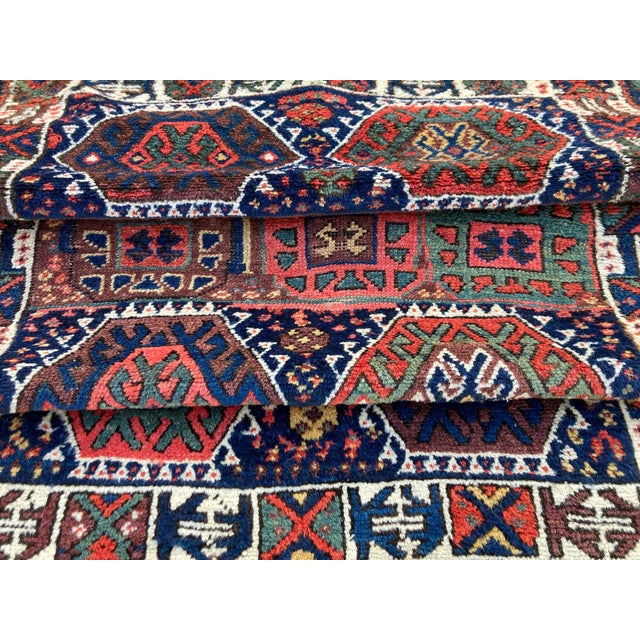 Antique Kurdish Rug, 1890s For Sale - Image 16 of 18