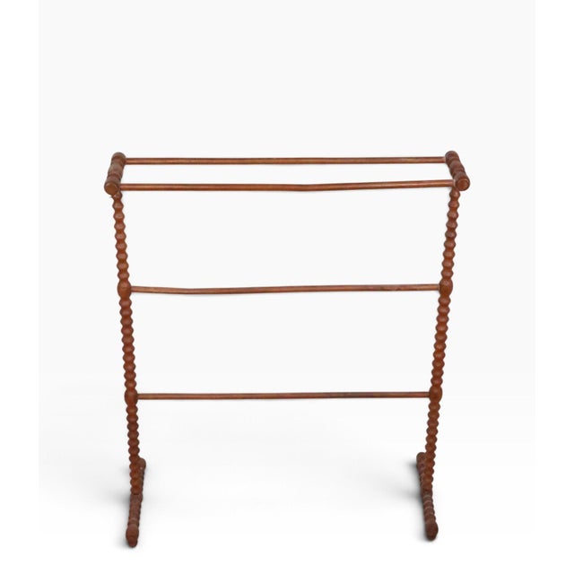 Late 19th Century Victorian Jenny Lind Style Drying Rack For Sale - Image 4 of 10