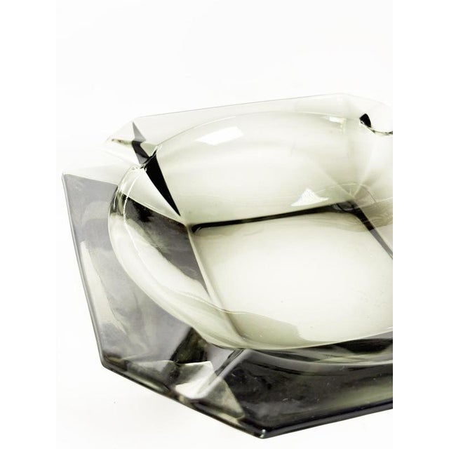 Gold Vintage Glass Ashtray, France, 1970s For Sale - Image 8 of 11