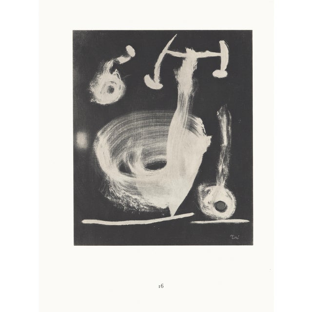 1967 Joan Miró Lithograph 16, "Femme Et Oiseau" (Woman and Bird) For Sale