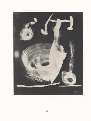 1967 Joan Miró Lithograph 16, "Femme Et Oiseau" (Woman and Bird)