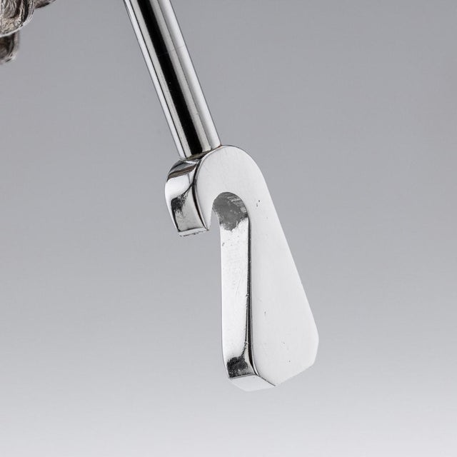 Fox-Shaped Silver Bottle Opener, England, 1965 For Sale - Image 4 of 13