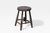 Late 19th Century Rustic Wooden Stool With Iron Stretcher For Sale - Image 4 of 18