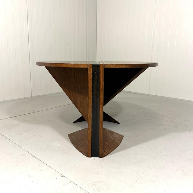 Black Art Deco Architectal Collapsible Coffee Table, 1930s For Sale - Image 8 of 18