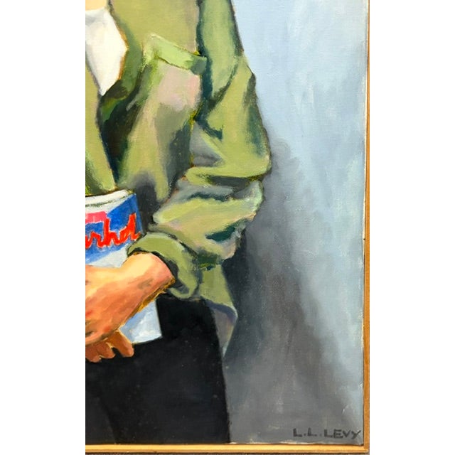 Green American Modernism Painting - Popism Warhol, Signed For Sale - Image 8 of 9