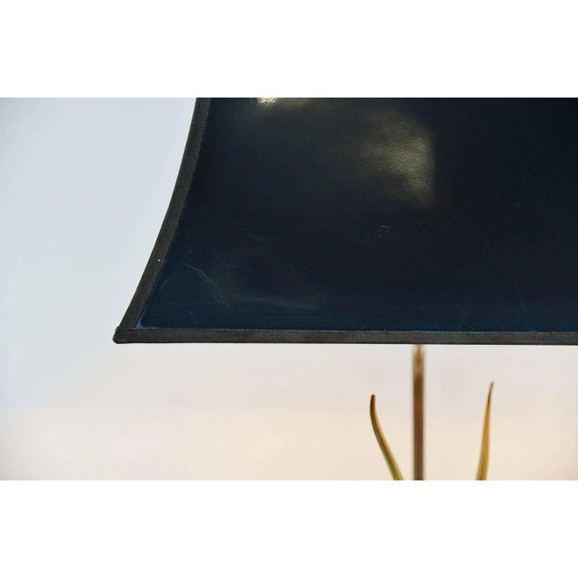 Deer Head Table Lamp in Brass, France, 1975 For Sale - Image 4 of 11