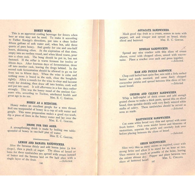 "The Tropical Cook Book Treating Mainly of the Preparation of Tropical Fruits and Vegetables" 1909 Ladies' Club of Herradura For Sale In New York - Image 6 of 12