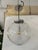 Modern Restoration Hardware Parisian Architectural Clear Glass Poste Pendant For Sale - Image 3 of 12