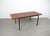Teak Coffee Table with Black Metal Frame by Eduard Ludwig for Lotos Werkkunst, Germany, 1960s For Sale - Image 9 of 18
