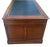 Wood Vintage American Regency Style Tooled Leather Top Writing Executive Desk For Sale - Image 7 of 15