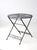 Metal Vintage French Bistro Folding Patio Set For Sale - Image 7 of 18