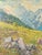 Cesare Bentivoglio, Mountain Landscape, 1920s, Oil on Canvas For Sale - Image 9 of 18