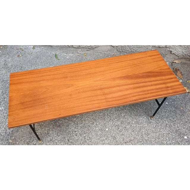 Rectangular Table Table in Iron Base, 1950s, in Very Good conditions. Designed 1950 to 1959