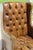 Burnt Umber Vintage Tufted Faux Leather Wingback Armchair – Chesterfield Library Chair For Sale - Image 8 of 18